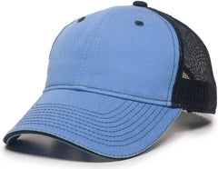 OC Sports GWT-101M Adjustable Mesh Back Cap - Bay Blue Navy - Blue Navy / 6 7/8’’ - 7 1/2’’