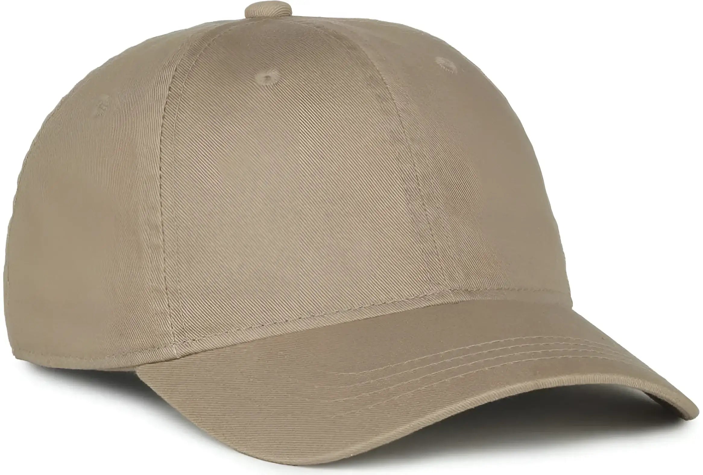 OC Sports GWT-111 Adjustable Strap Garment Wash Cotton Cap - Khaki - Khaki / 6 3/8’’ - 7’’