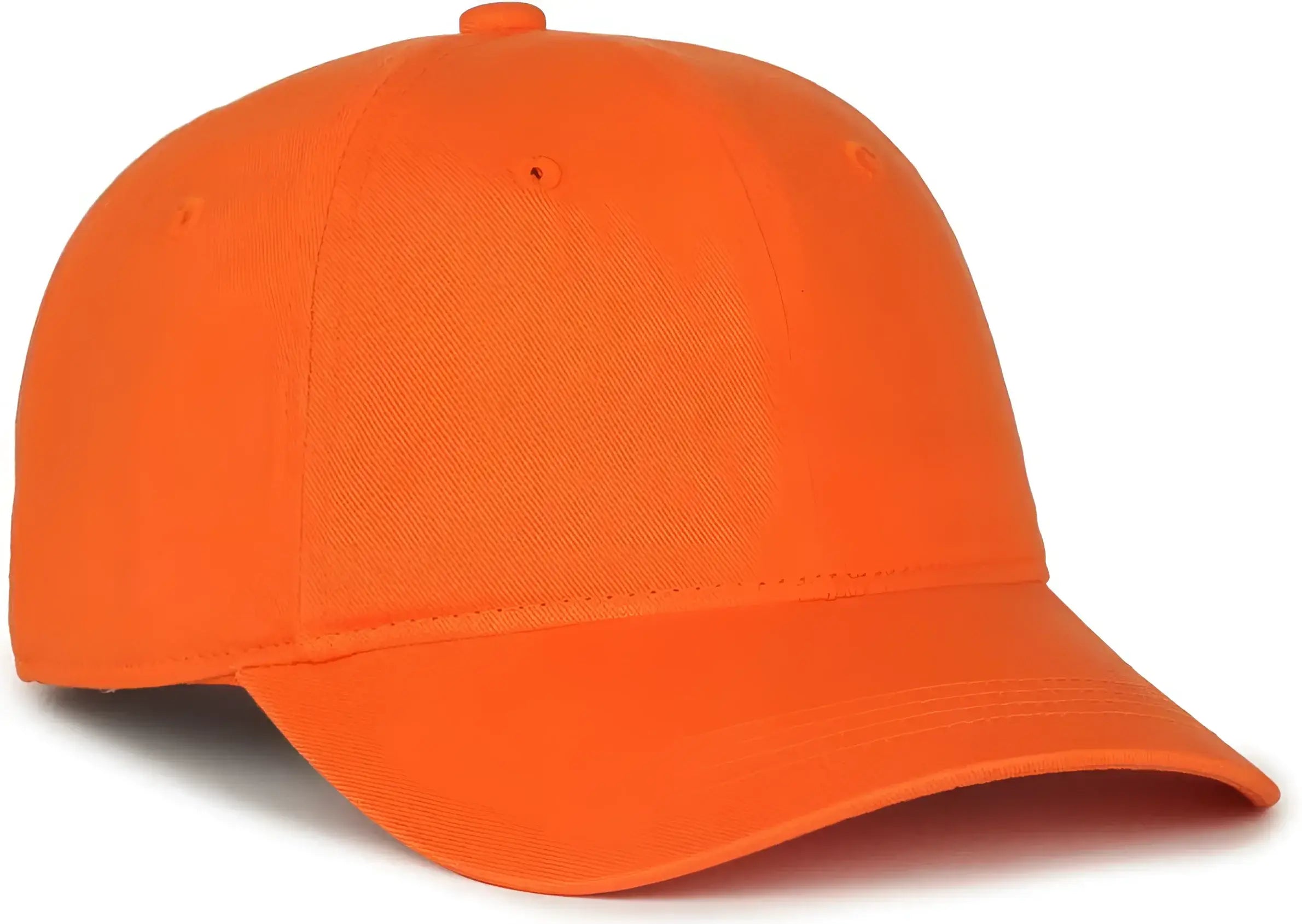 OC Sports GWT-111 Adjustable Strap Garment Wash Cotton Cap - Orange - Orange / 6 7/8’’ - 7 1/2’’