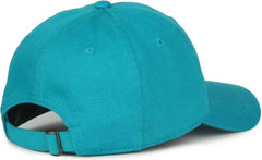 OC Sports GWT-111 Adjustable Strap Garment Wash Cotton Cap - Teal - Teal / 6 7/8’’ - 7 1/2’’