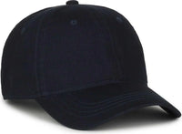 OC Sports GWT-111 Adjustable Strap Garment Wash Cotton Cap - True Navy - Navy / 6 3/8’’ - 7’’