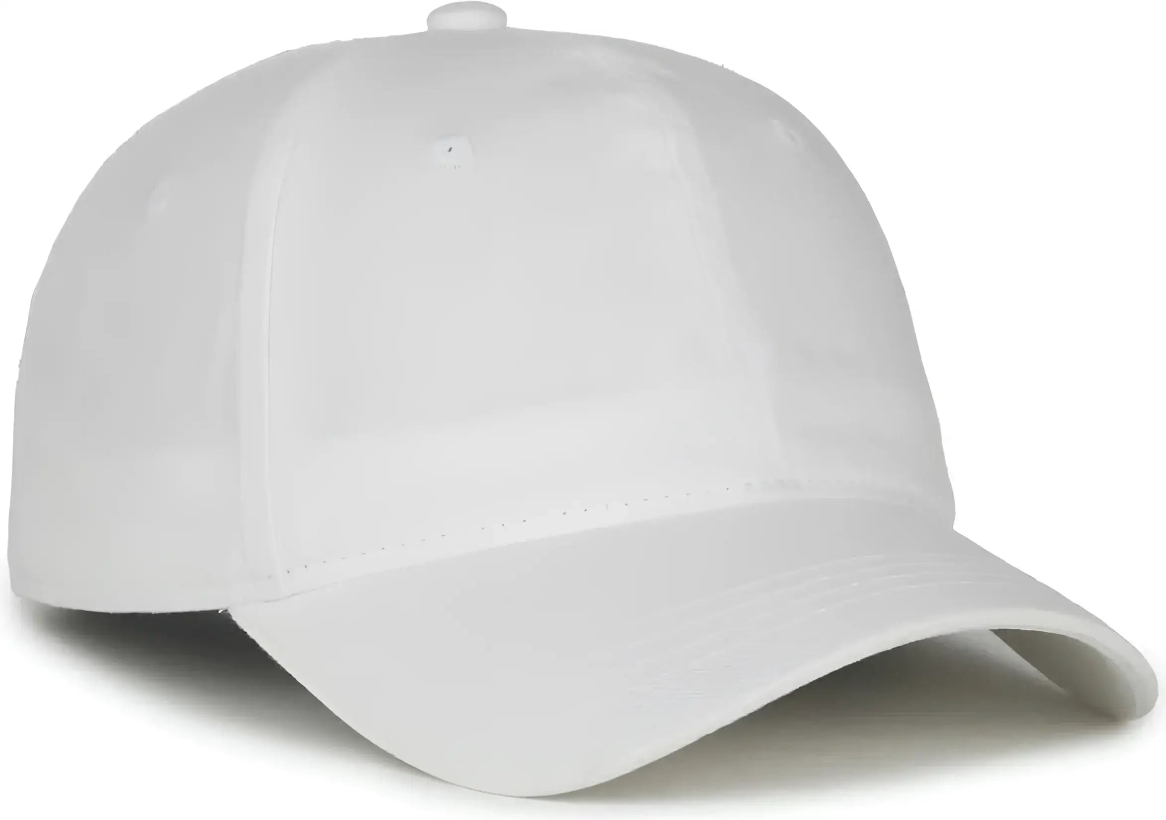 OC Sports GWT-111 Adjustable Strap Garment Wash Cotton Cap - White - White / 6 7/8’’ - 7 1/2’’