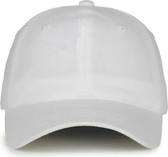 OC Sports GWT-111 Adjustable Strap Garment Wash Cotton Cap - White - White / 6 7/8’’ - 7 1/2’’