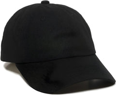 OC Sports GWT-116 Adj. Garment Wash Cotton Baseball Cap - Black - Black / 6 7/8’’ - 7 1/2’’