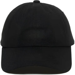 OC Sports GWT-116 Adj. Garment Wash Cotton Baseball Cap - Black - Black / 6 7/8’’ - 7 1/2’’