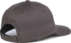 OC Sports GWT-116 Adj. Garment Wash Cotton Baseball Cap - Charcoal - Dark Gray / OSFM