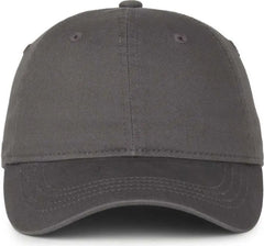 OC Sports GWT-SB Garment Washed Snap Back Dad Cap - Charcoal - Dark Gray / OSFM