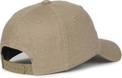 OC Sports GWT-SB Garment Washed Snap Back Dad Cap - Khaki - Khaki / OSFM