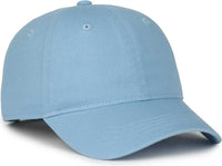 OC Sports GWT-SB Garment Washed Snap Back Dad Cap - Light Blue - Blue / OSFM