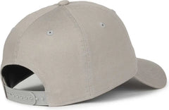 OC Sports GWT-SB Garment Washed Snap Back Dad Cap - Light Gray - Gray / OSFM