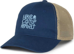 OC Sports HIKE01 Low Crown Structured Cap - Royal Natural - Royal Ivory / 6 7/8’’ - 7 1/2’’