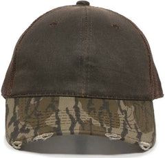 OC Sports HPC-500M Adjustable Mesh Back Cap - Brown Brown Mossy Oak Original Bottomland - Brown Mossy Oak / 6 7/8’’ - 7