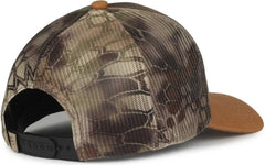 OC Sports HPC-615M Premium Rugged Camo Trucker Cap - Brown Kryptek Highlander Brown - Kryptek Brown / OSFM