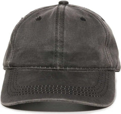 OC Sports HPD-605 Adjustable Cap - Black - Black / 6 7/8’’ - 7 1/2’’