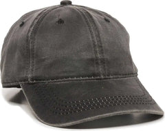 OC Sports HPD-605 Adjustable Cap - Black - Black / 6 7/8’’ - 7 1/2’’