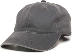 OC Sports HPD-605 Adjustable Cap - Charcoal - Dark Gray / 6 7/8’’ - 7 1/2’’