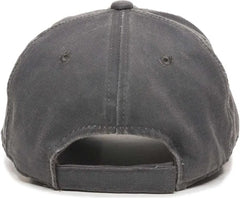 OC Sports HPD-605 Adjustable Cap - Charcoal - Dark Gray / 6 7/8’’ - 7 1/2’’