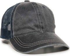 OC Sports HPD-610M Adjustable Mesh Back Cap - Navy - Navy / 6 7/8’’ - 7 1/2’’