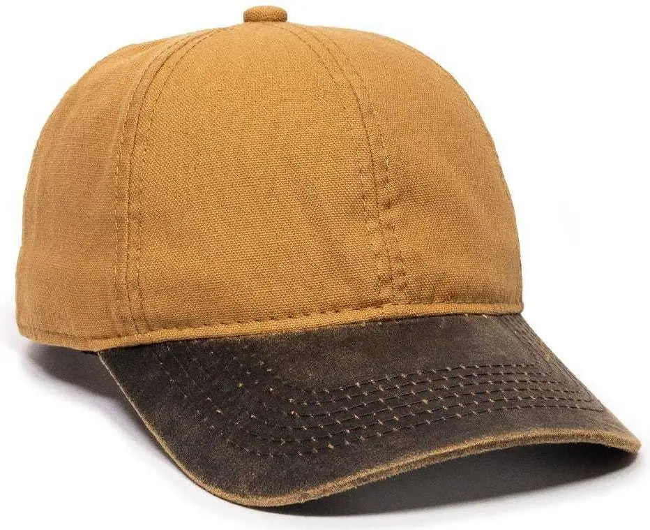 OC Sports HPK-100 Adjustable Cap - DUK Brown Brown - Tan Brown / 6 7/8’’ - 7 1/2’’