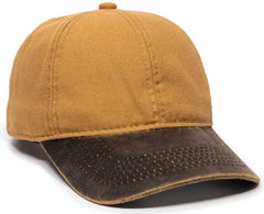 OC Sports HPK-100 Adjustable Cap - DUK Brown Brown - Tan Brown / 6 7/8’’ - 7 1/2’’