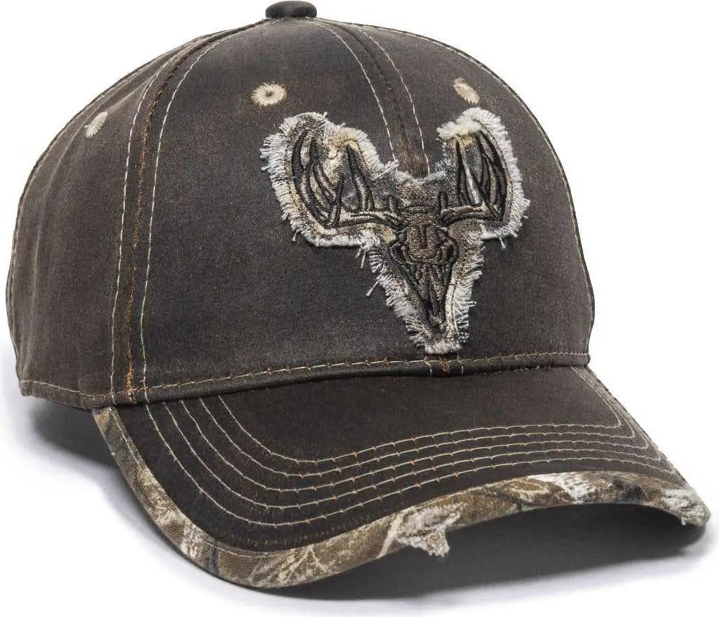 OC Sports HT51A Adjustable Cap - Dark Brown Realtree Edge - Brown Realtree / 6 7/8’’ - 7 1/2’’