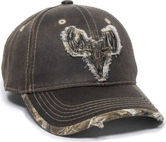 OC Sports HT51A Adjustable Cap - Dark Brown Realtree Edge - Brown Realtree / 6 7/8’’ - 7 1/2’’