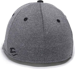 OC Sports HTH25 Flexible Fitting Cap - Heathered Gray Gray