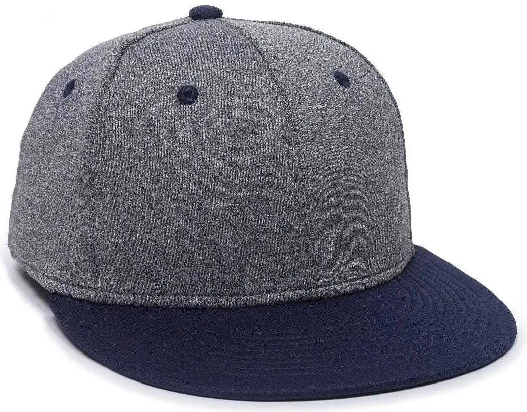 OC Sports HTH25 Flexible Fitting Cap - Heathered Gray Navy - Dark Gray Navy / 6 3/8’’ - 6 3/4’’