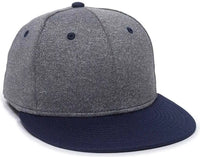 OC Sports HTH25 Flexible Fitting Cap - Heathered Gray Navy - Dark Gray Navy / 6 3/8’’ - 6 3/4’’
