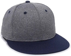 OC Sports HTH25 Flexible Fitting Cap - Heathered Gray Navy - Dark Gray Navy / 6 3/8’’ - 6 3/4’’