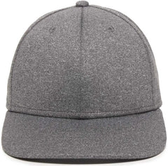 OC Sports HTR-100 Adjustable Cap - Heathered Black - Black / 6 7/8’’ - 7 1/2’’