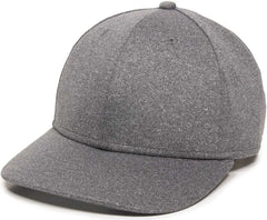 OC Sports HTR-100 Adjustable Cap - Heathered Black - Black / 6 7/8’’ - 7 1/2’’