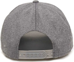 OC Sports HTR-100 Adjustable Cap - Heathered Black - Black / 6 7/8’’ - 7 1/2’’