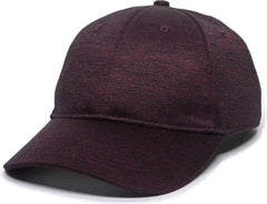 OC Sports HTR-200 Adjustable Cap - Heathered Maroon - Maroon / 6 7/8’’ - 7 1/2’’