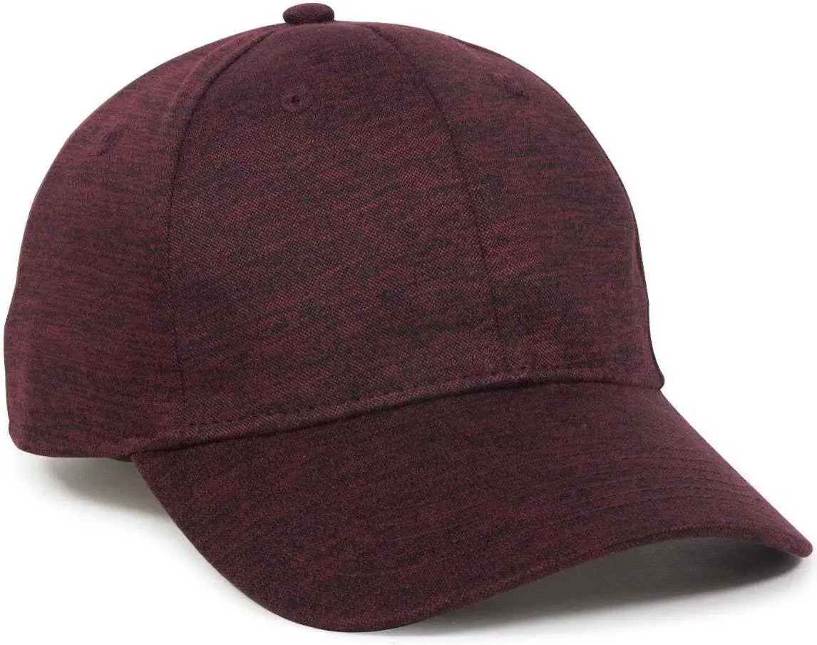 OC Sports HTR-200 Adjustable Cap - Heathered Maroon - Maroon / 6 7/8’’ - 7 1/2’’