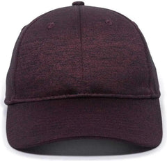 OC Sports HTR-200 Adjustable Cap - Heathered Maroon - Maroon / 6 7/8’’ - 7 1/2’’