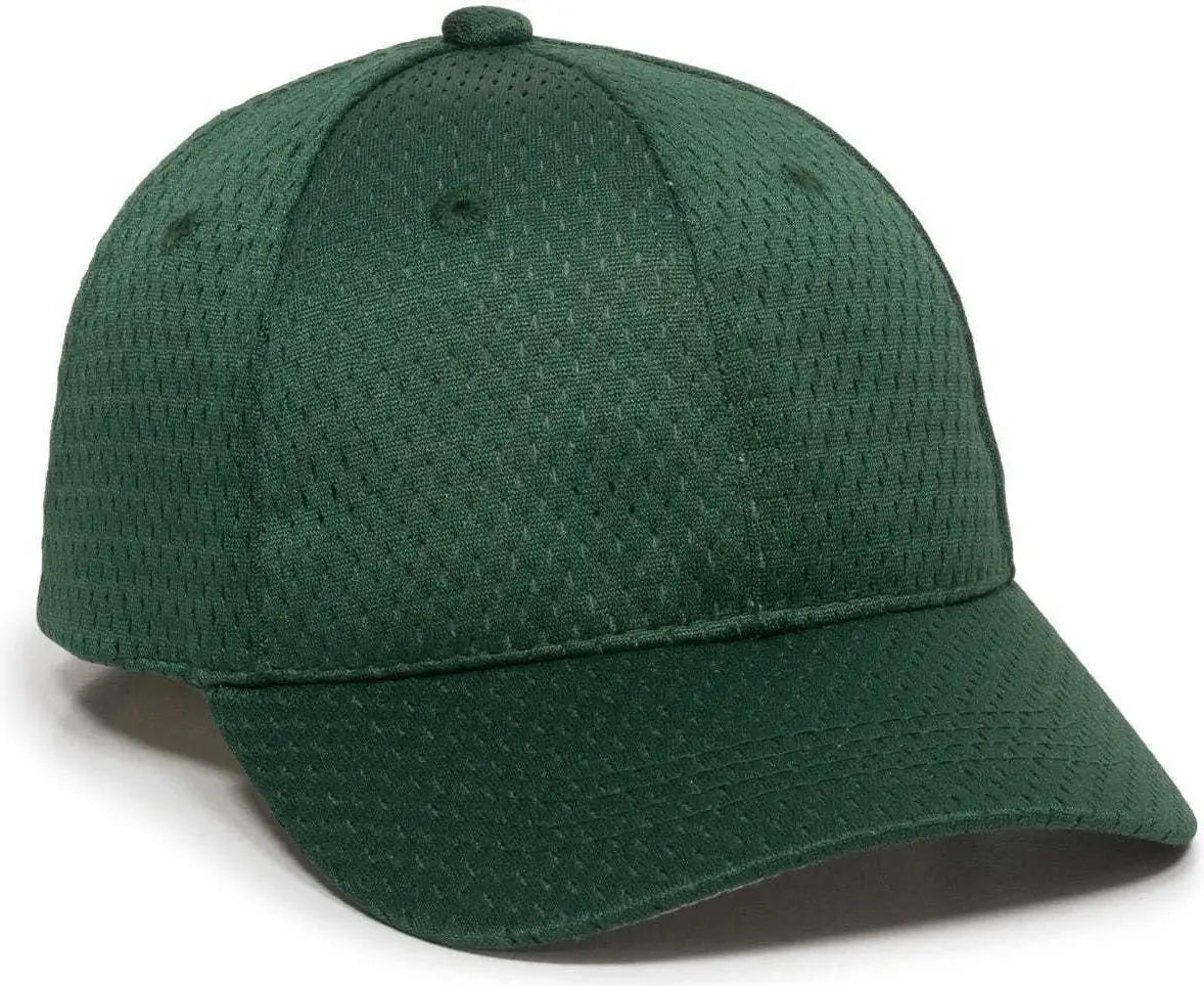 OC Sports JM-123 Jersey Mesh Custom Baseball Caps - Dark Green - Forest / 6 3/8’’ - 7’’