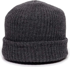 OC Sports KN-275 Acrylic Cuffed Knit Beanie - Charcoal - Dark Gray / One Size Fits Most