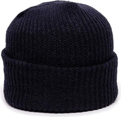 OC Sports KN-275 Acrylic Cuffed Knit Beanie - Navy - Navy / One Size Fits Most