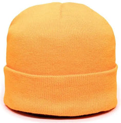 OC Sports KN-400 Superstretch Knit Watch Beanie with Cuff - N Orange - Orange / One Size Fits Most