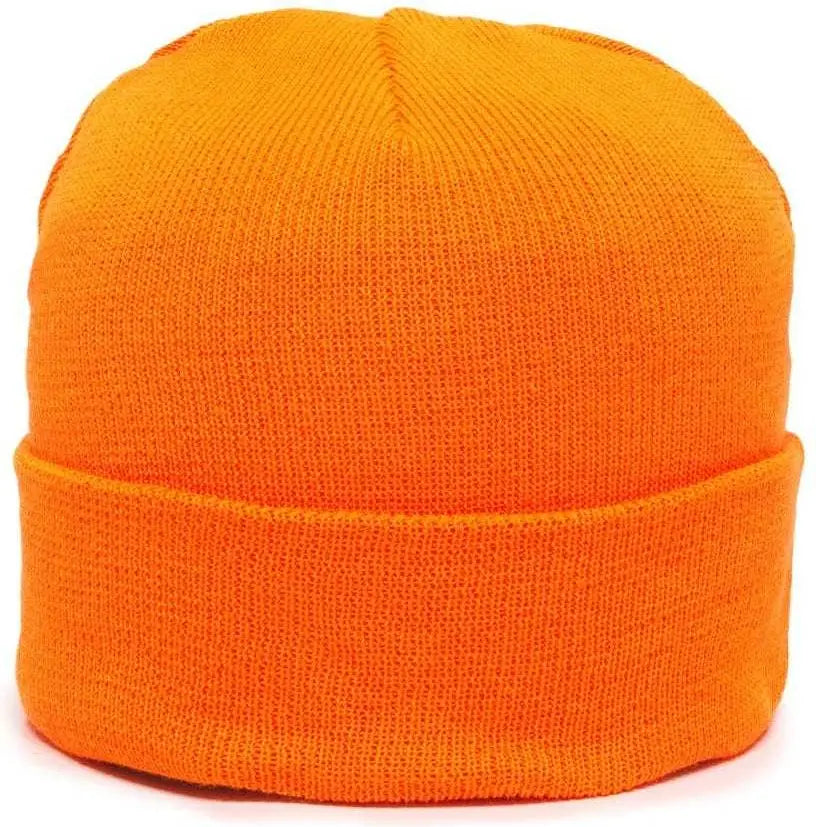 OC Sports KN-400BZ Beanie with Cuff Easily Visible - Blaze - Blaze / 6 7/8’’ - 7 1/2’’