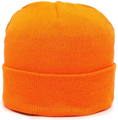 OC Sports KN-400BZ Beanie with Cuff Easily Visible - Blaze - Blaze / 6 7/8’’ - 7 1/2’’