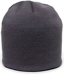 OC Sports KN-550 Made In USA Acrylic Jersey Knit Beanie - Charcoal - Dark Gray / One Size Fits Most