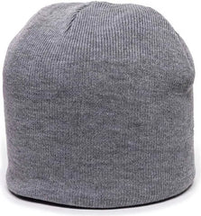 OC Sports KN-550 Made In USA Acrylic Jersey Knit Beanie - Light Gray - Light Gray / One Size Fits Most