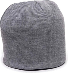 OC Sports KN-550 Made In USA Acrylic Jersey Knit Beanie - Light Gray - Light Gray / One Size Fits Most