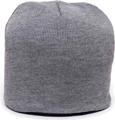 OC Sports KN-550 Made In USA Acrylic Jersey Knit Beanie - Light Gray - Light Gray / One Size Fits Most