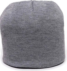 OC Sports KN-550 Made In USA Acrylic Jersey Knit Beanie - Light Gray - Light Gray / One Size Fits Most