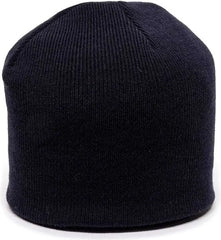 OC Sports KN-550 Made In USA Acrylic Jersey Knit Beanie - Navy - Navy / One Size Fits Most