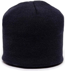 OC Sports KN-550 Made In USA Acrylic Jersey Knit Beanie - Navy - Navy / One Size Fits Most