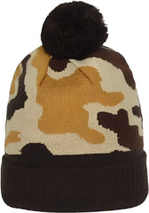 OC Sports KNF-WILD Graphic Watch Beanie with Pom - Camo - Camo / OSFM